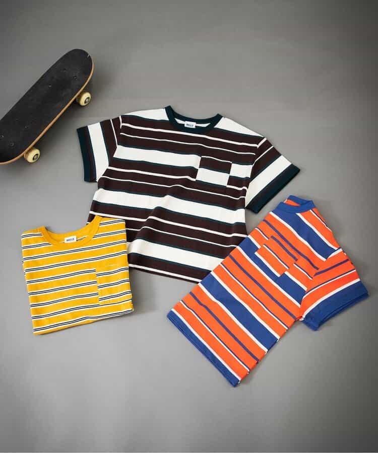 【B NEW JACK】多色條紋T恤