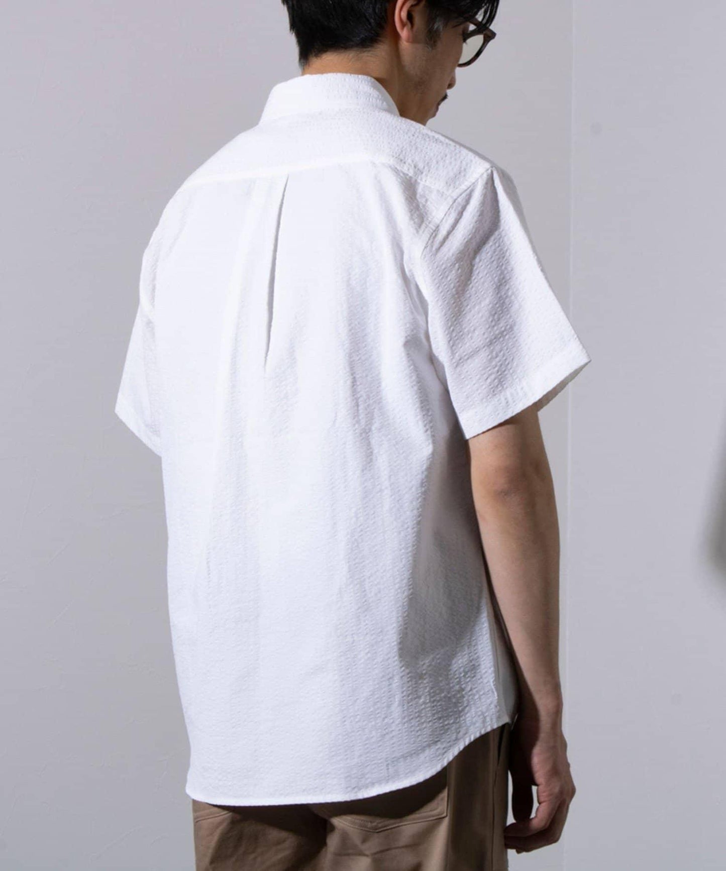 【GEVACO】絲光棉 短袖襯衫