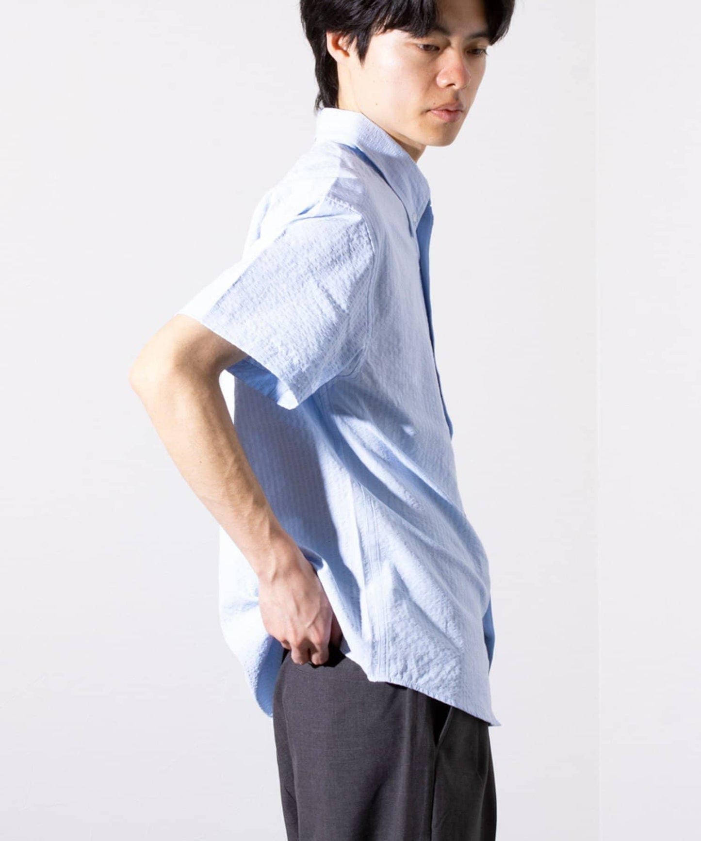 【GEVACO】絲光棉 短袖襯衫