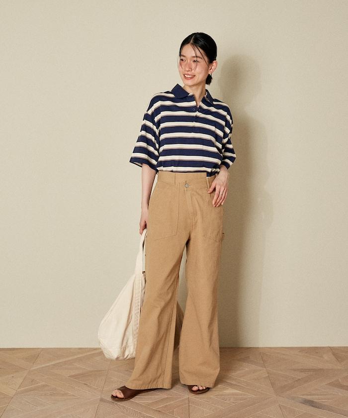 多色條紋Polo衫