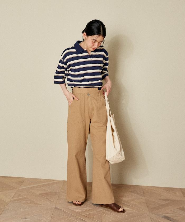 多色條紋Polo衫