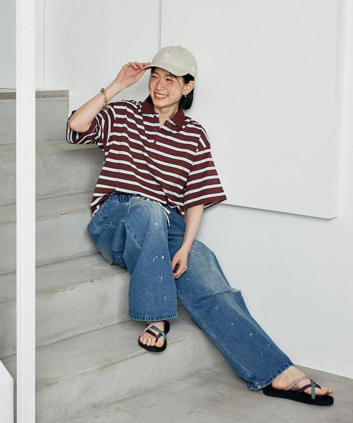 多色條紋Polo衫