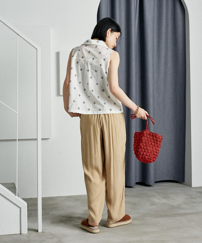 顏色喬策松紗褲/舒適褲