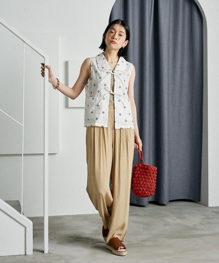 顏色喬策松紗褲/舒適褲