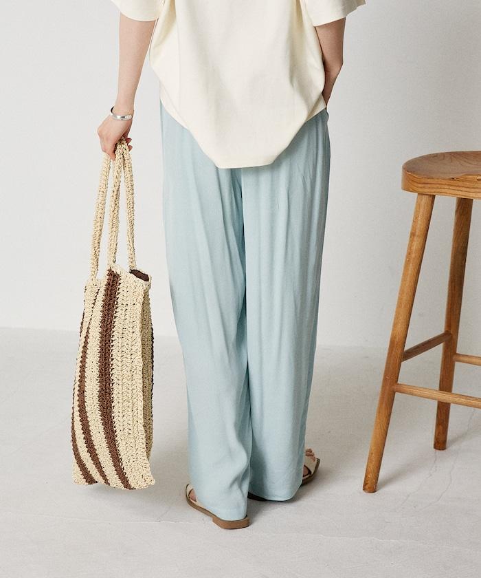 顏色喬策松紗褲/舒適褲