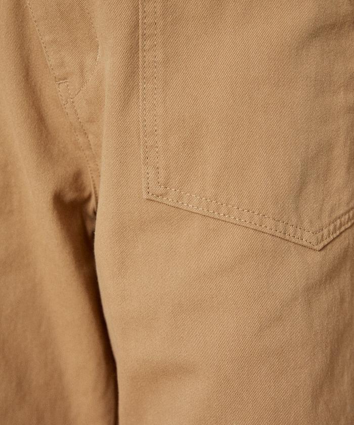 交叉裝飾繪畫寬鬆褲