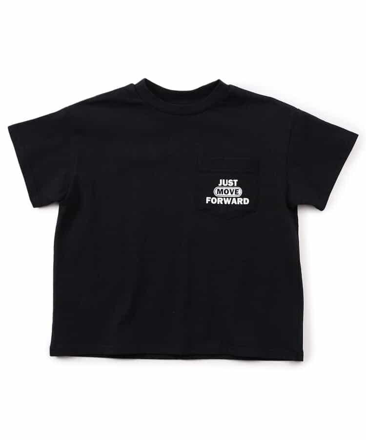 標誌口袋背面印花T恤