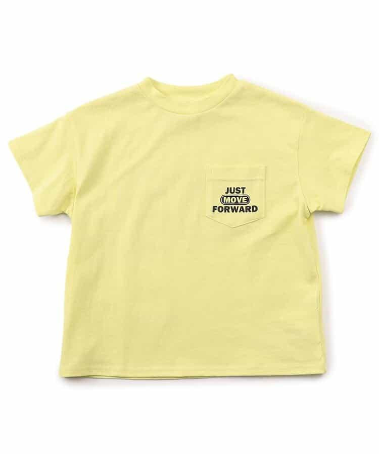 標誌口袋背面印花T恤