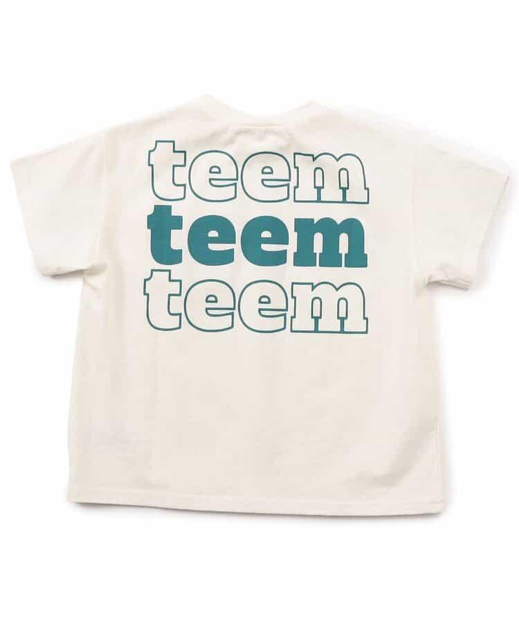 標誌口袋背面印花T恤