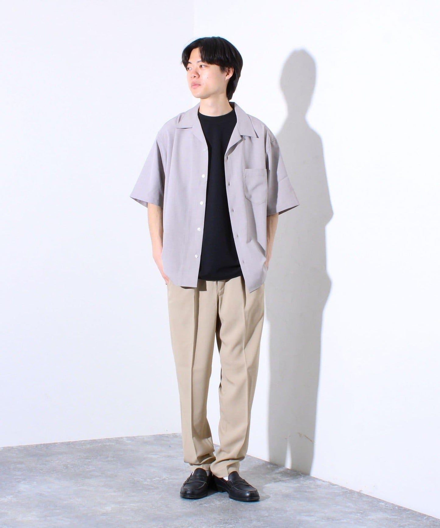 【可套裝穿著】【GLOSTER】無領套裝褲 休閒褲