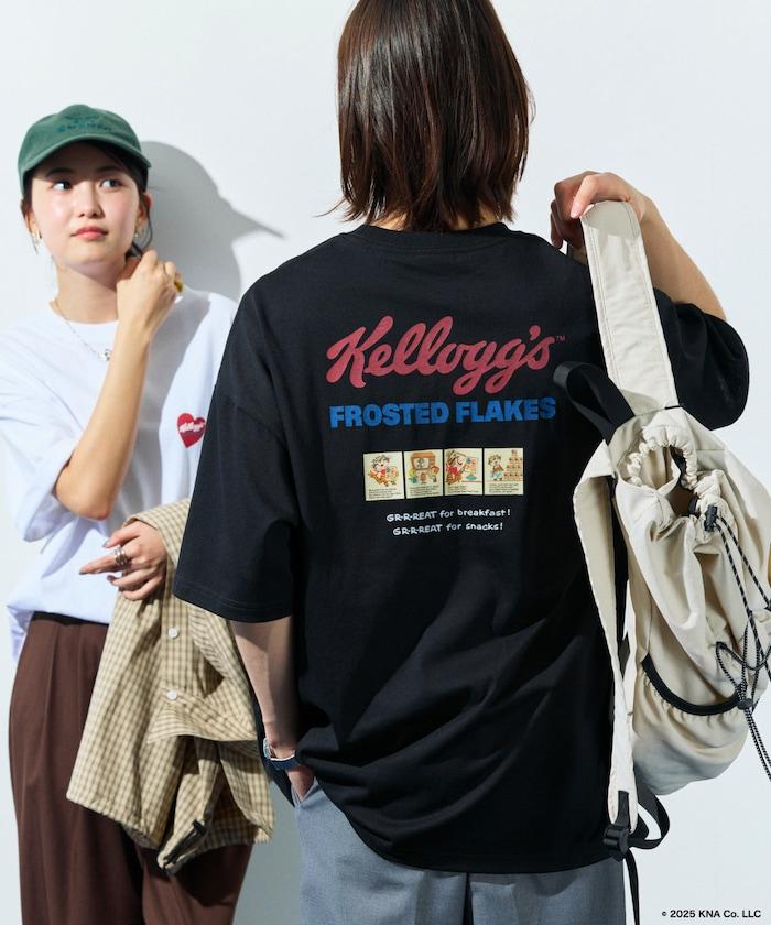 Kellogg's/凱悅 聯名 大尺寸 愛心標誌背部印花 T恤