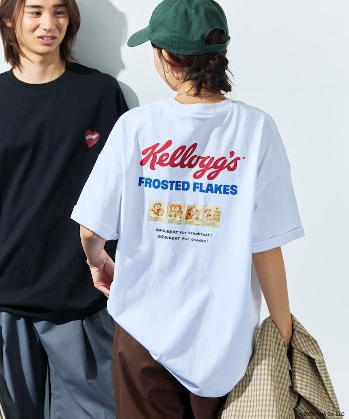 Kellogg's/凱悅 聯名 大尺寸 愛心標誌背部印花 T恤