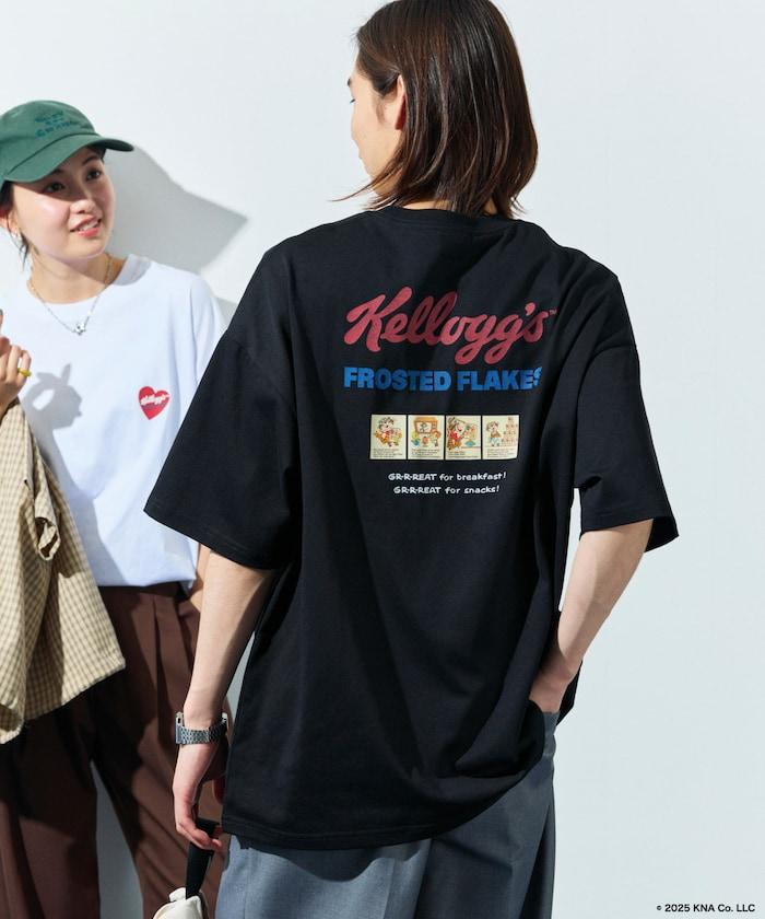 Kellogg's/凱悅 聯名 大尺寸 愛心標誌背部印花 T恤
