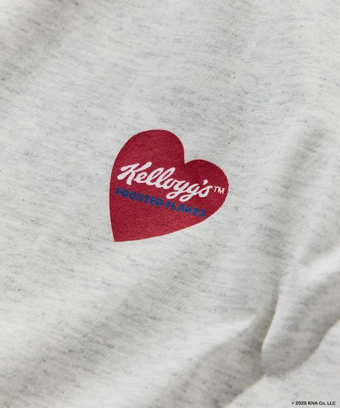 Kellogg's/凱悅 聯名 大尺寸 愛心標誌背部印花 T恤