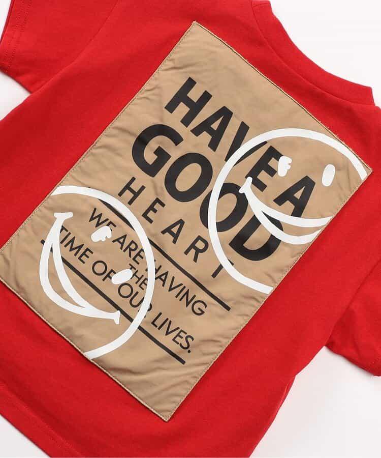 背面印花刺繡T恤