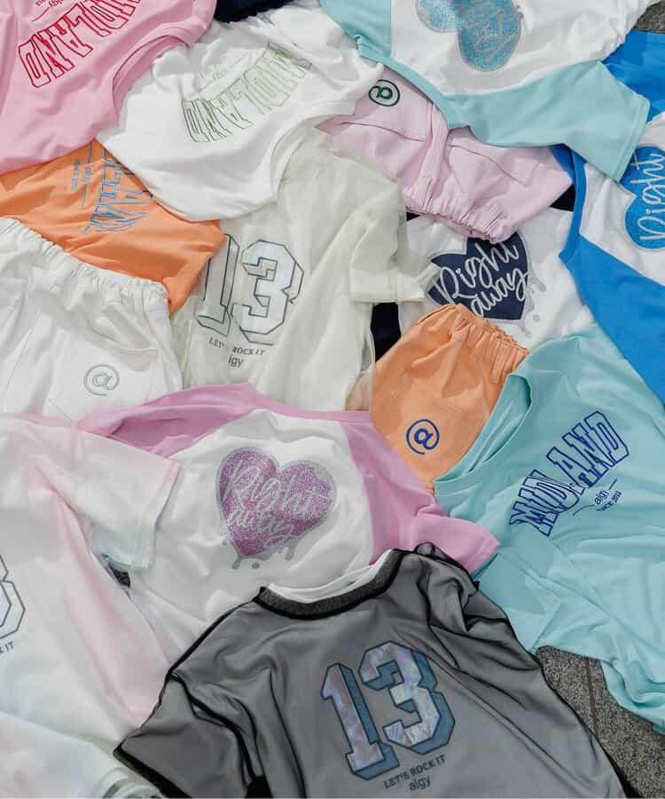 【觸感冷凍】心形圖案香水T-shirt