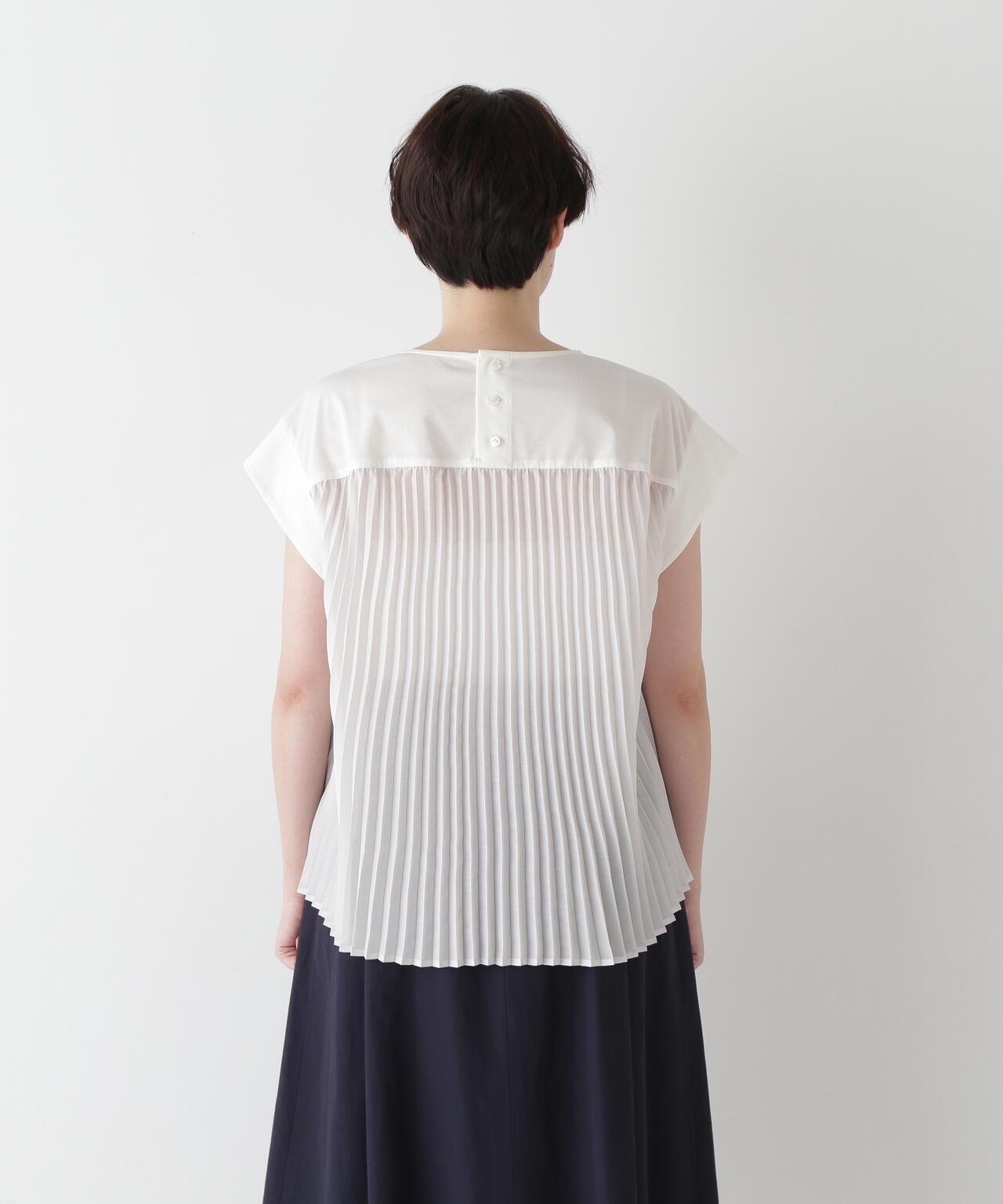 褶皺拼接短袖套頭衫oversize