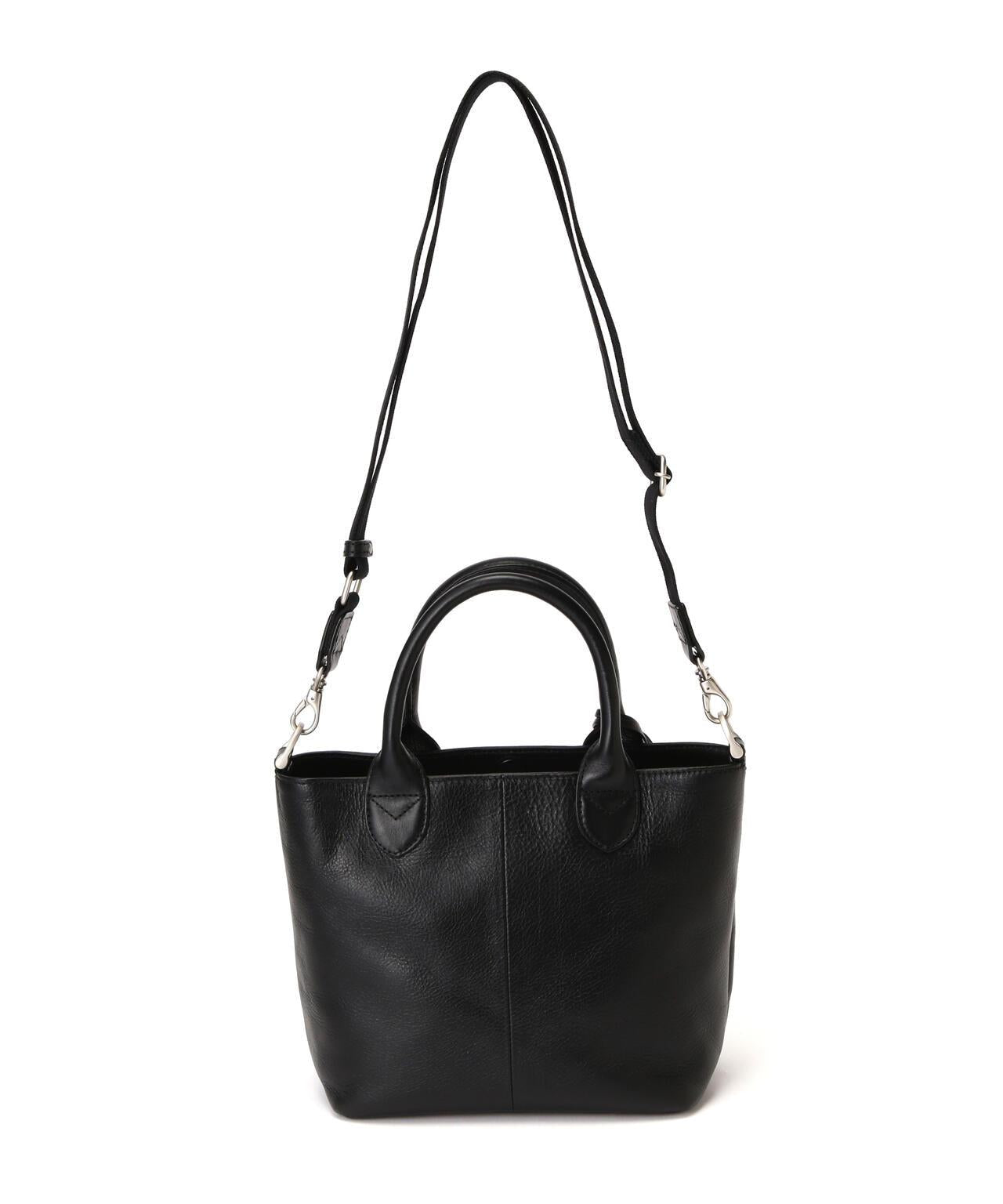 《直營店限定》學院風真皮迷你手提袋/VARSITY LEATHER MINI TOTE BAG/AVX5626