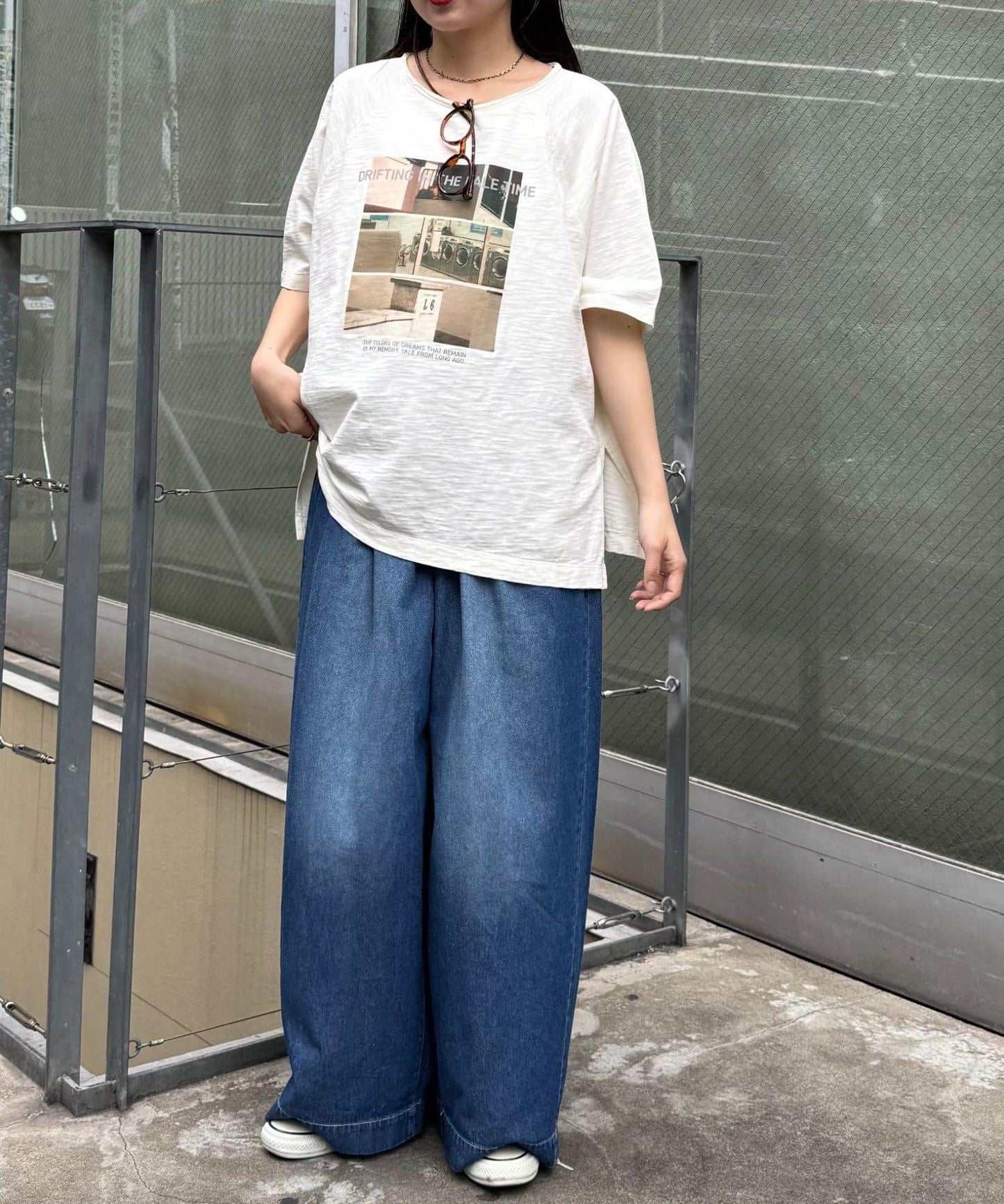 柔軟寬鬆牛仔褲