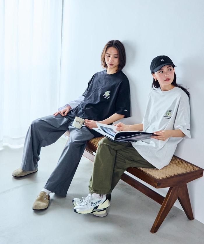 PK×狂熱商店 刺繡一點T恤 / 相機