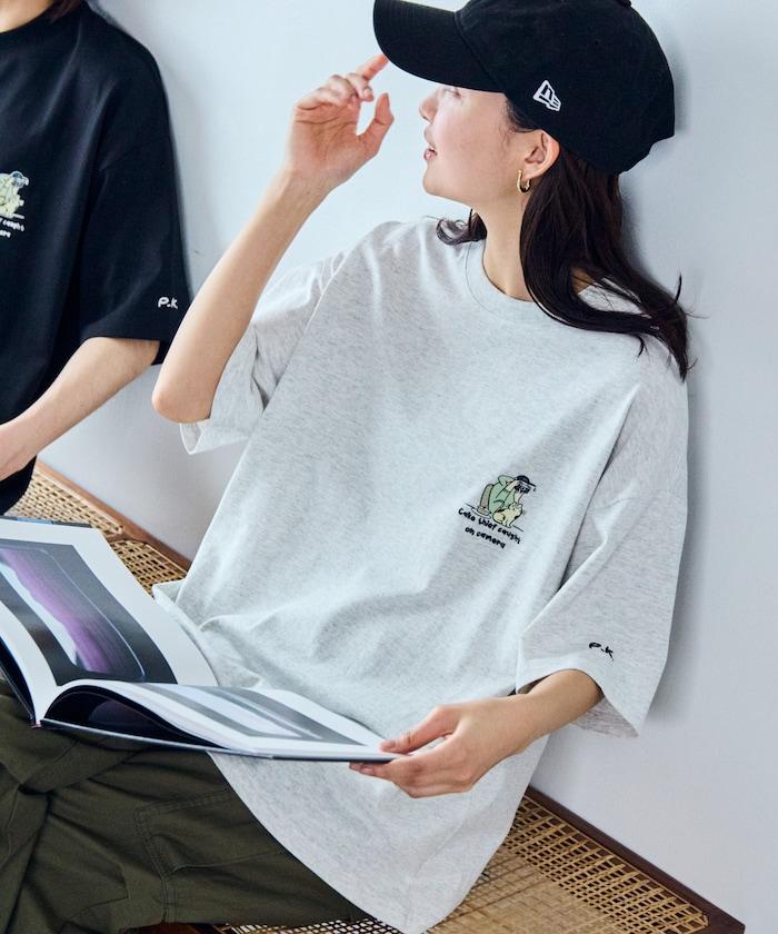 PK×狂熱商店 刺繡一點T恤 / 相機