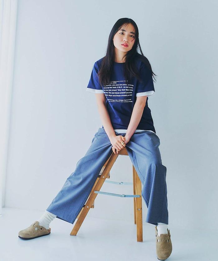 你的一點標誌 氣球剪影 寬鬆西褲