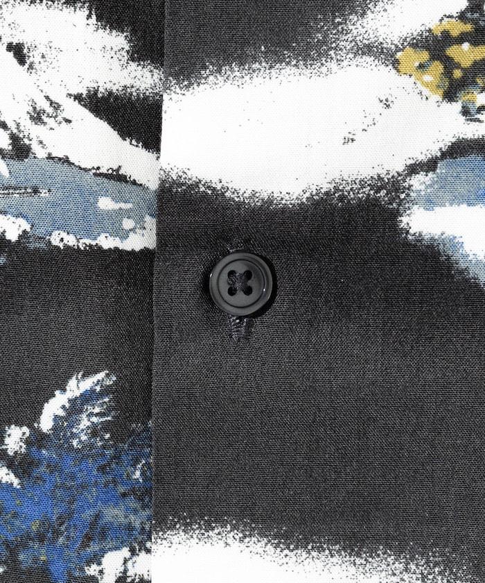 輕鬆合身 可水洗 人造絲 開領 夏威夷襯衫 短袖