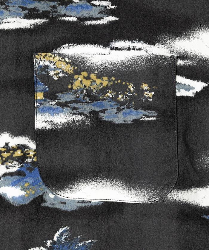 輕鬆合身 可水洗 人造絲 開領 夏威夷襯衫 短袖