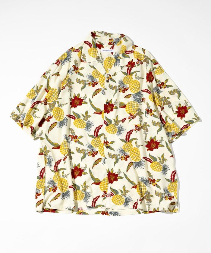 輕鬆合身 可水洗 人造絲 開領 夏威夷襯衫 短袖