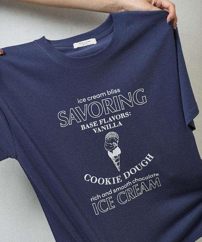 冰淇淋印花T恤