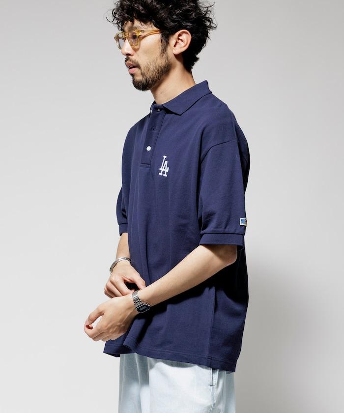 MLB Major League Baseball 單標誌 短袖 Polo衫