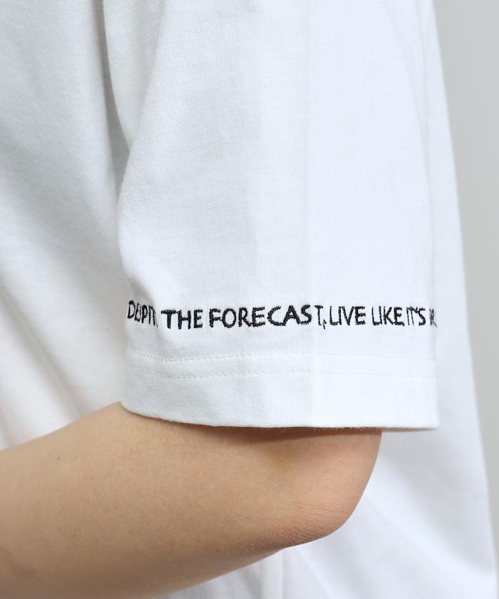 有機棉 心形 標誌刺繡T恤 / 圓領 單點標誌 刺繡短袖T恤