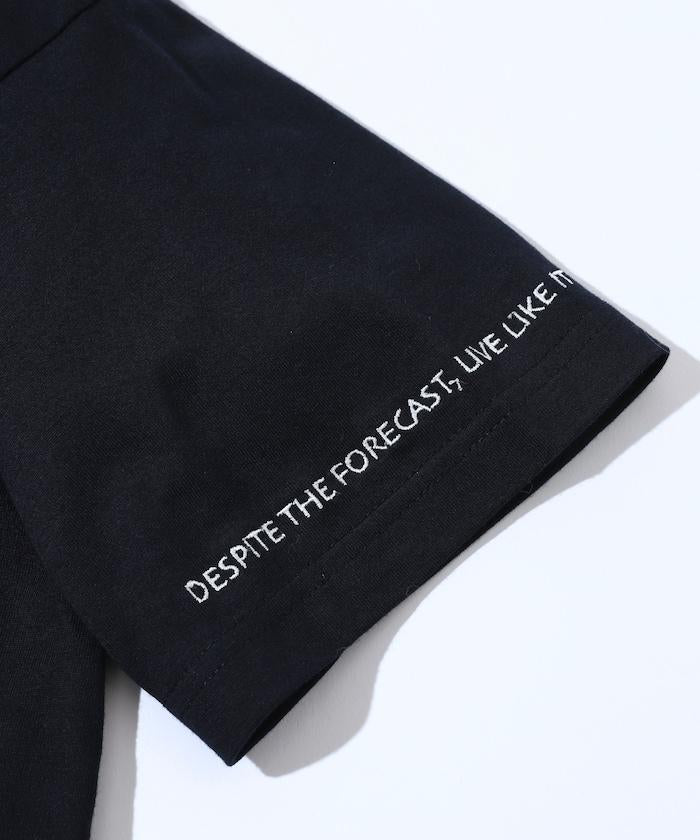 有機棉 心形 標誌刺繡T恤 / 圓領 單點標誌 刺繡短袖T恤