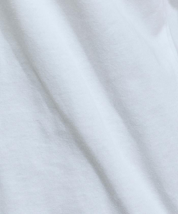 有機棉 心形 標誌刺繡T恤 / 圓領 單點標誌 刺繡短袖T恤