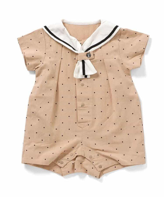 【連衣裙】水手領連體褲