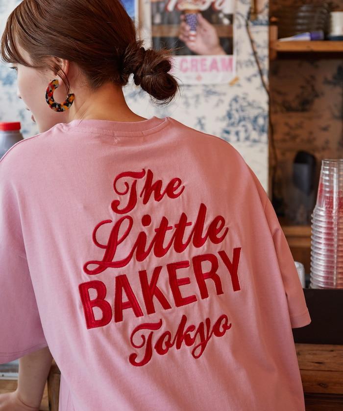 The Little BAKERY Tokyo 徽標 刺繡 短袖 T恤