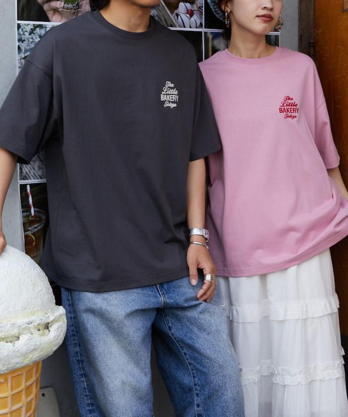The Little BAKERY Tokyo 徽標 刺繡 短袖 T恤