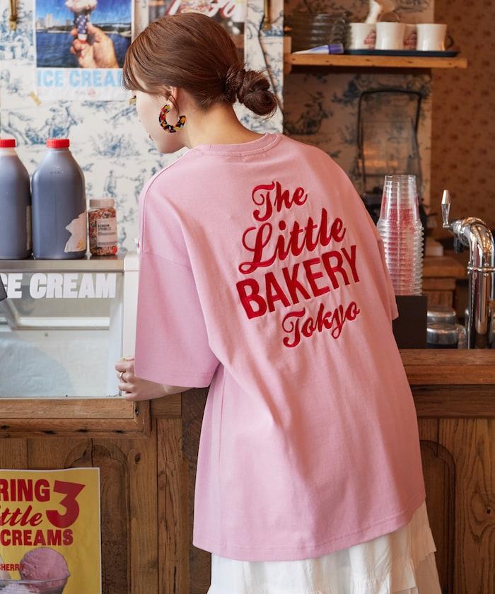 The Little BAKERY Tokyo 徽標 刺繡 短袖 T恤