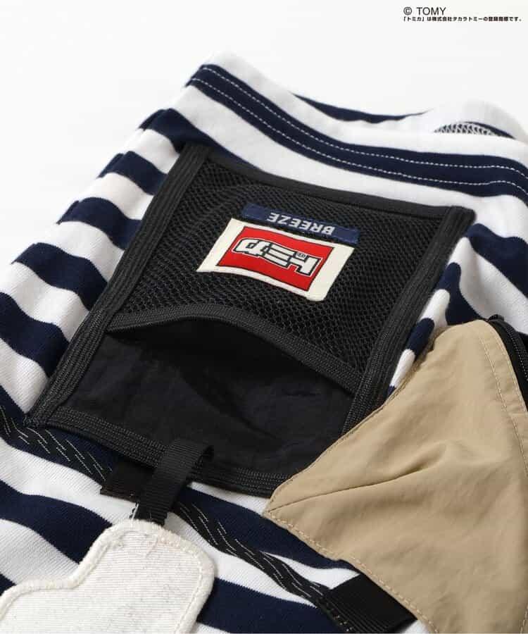 TOMICA×BREEZE 帶腰包的T恤