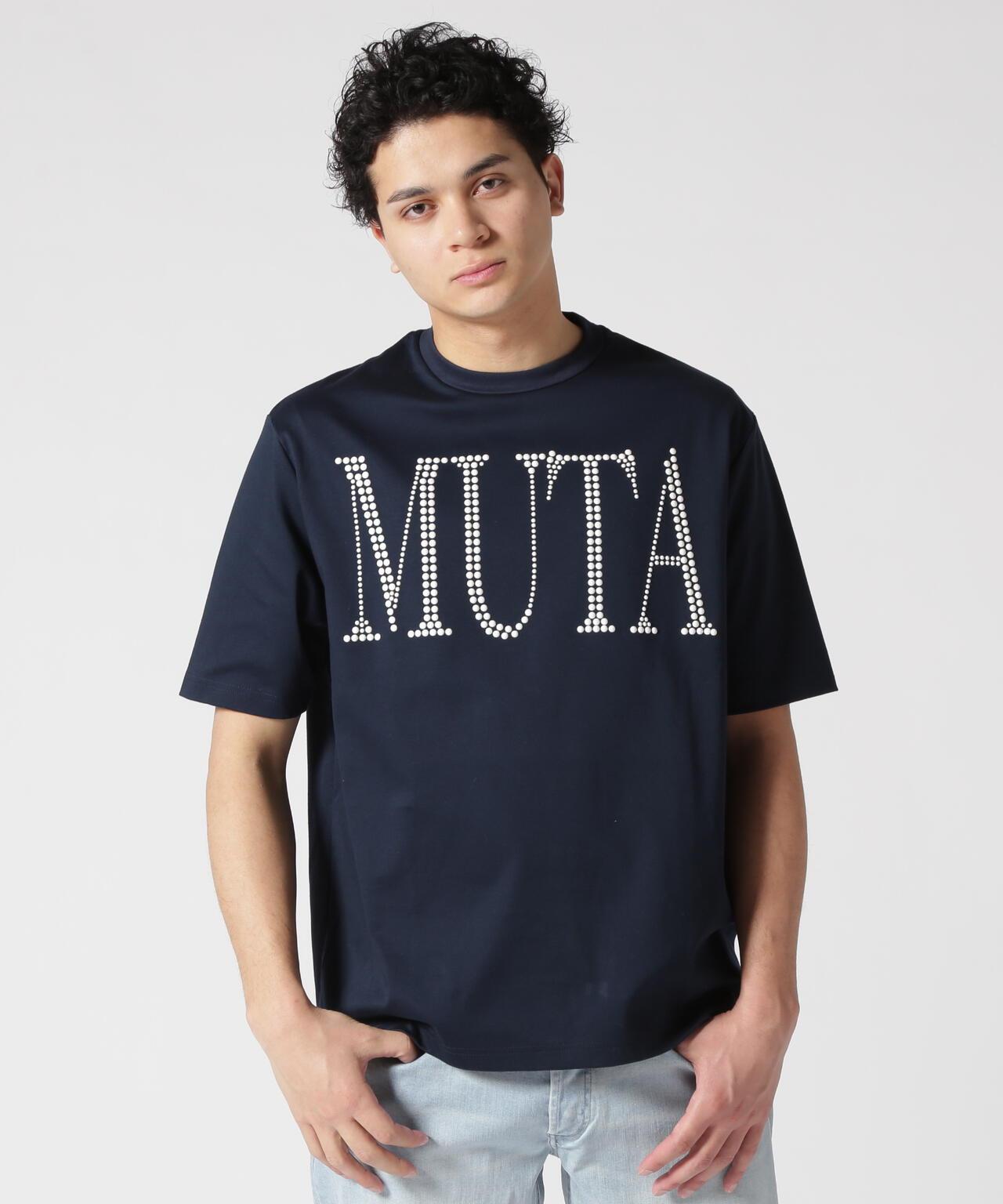 muta MARINE/穆塔 海軍/聯名金屬標誌 平滑T恤