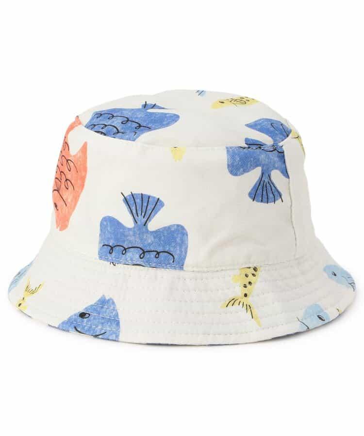 夏季風格印花可反轉帽