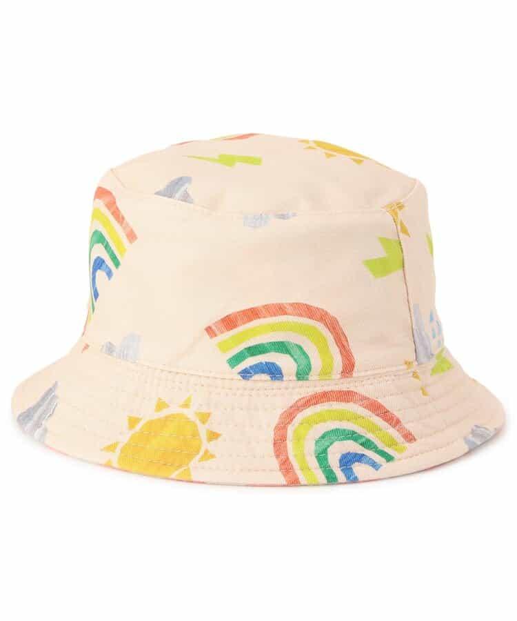 夏季風格印花可反轉帽