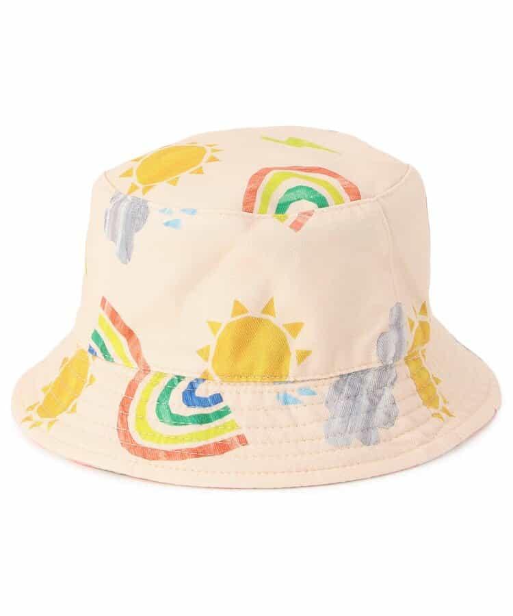 夏季風格印花可反轉帽