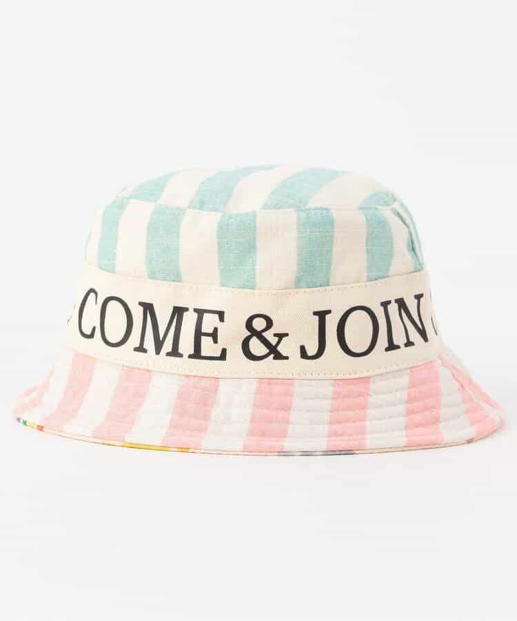 夏季風格印花可反轉帽