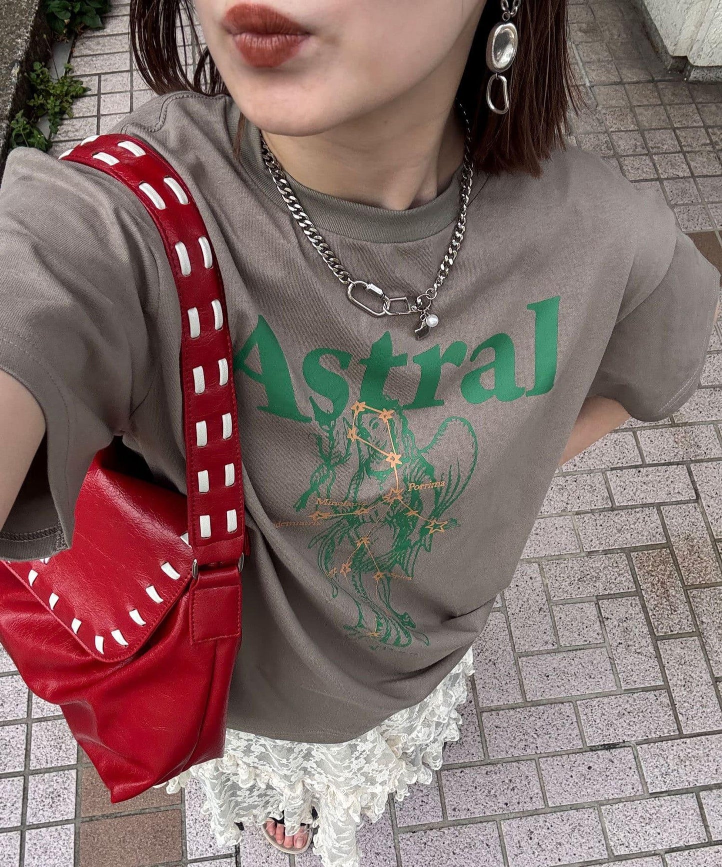 星座印花T恤