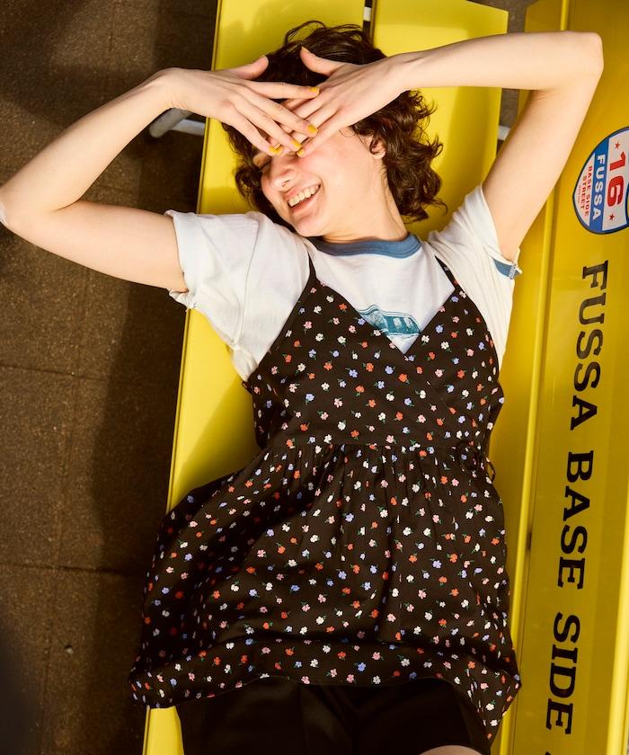 印度卡什米爾吊帶長款束腰襯衫