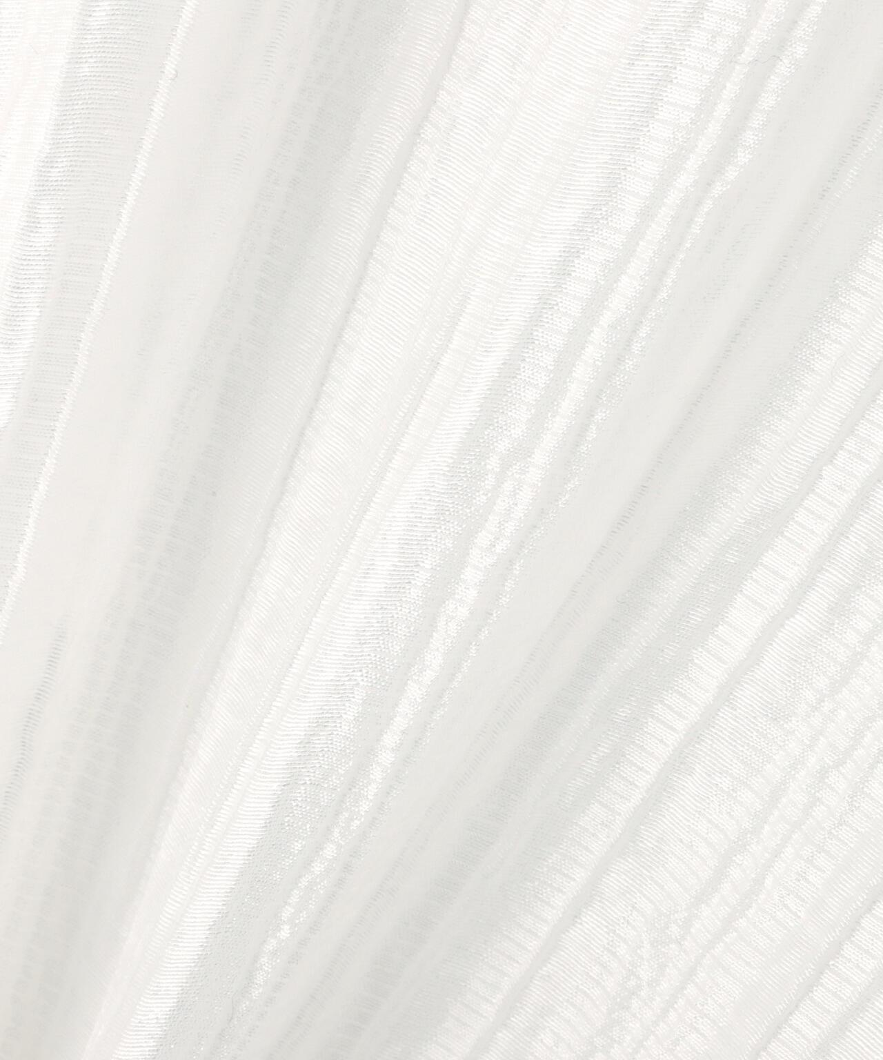 水洗透明絲帶襯衫