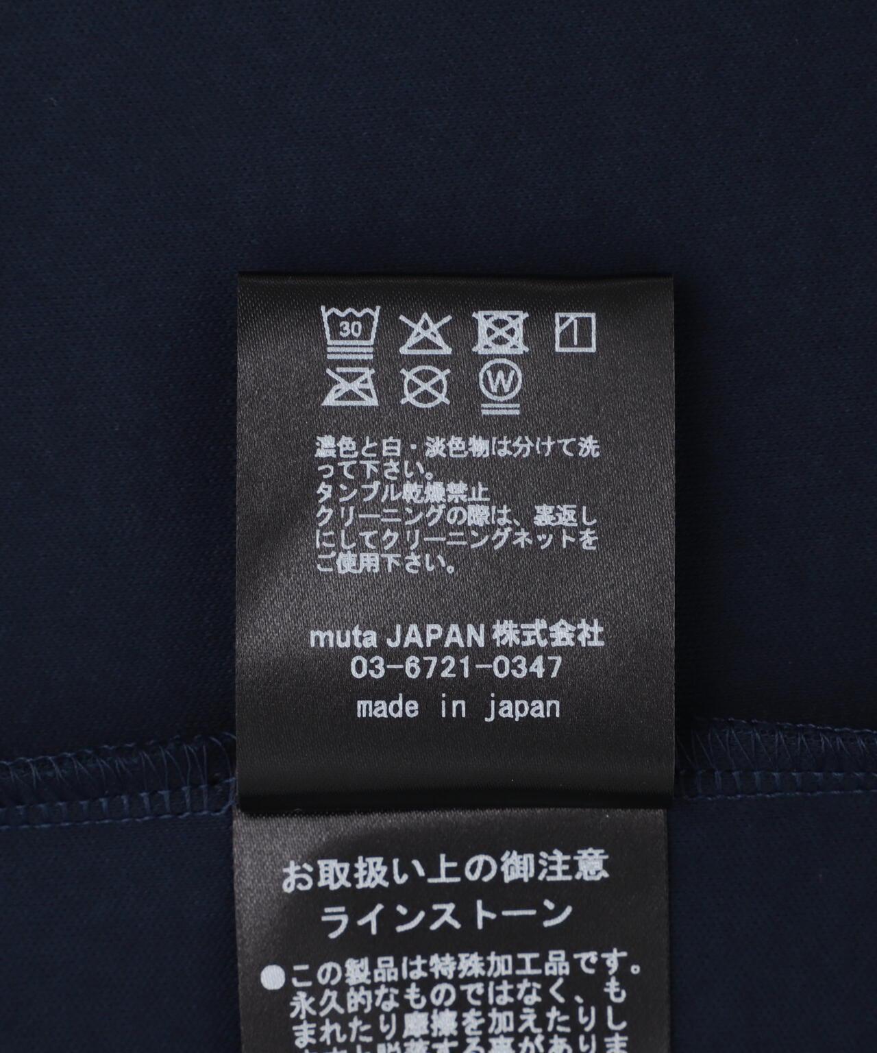 muta MARINE/穆塔 海軍/聯名金屬標誌 平滑T恤