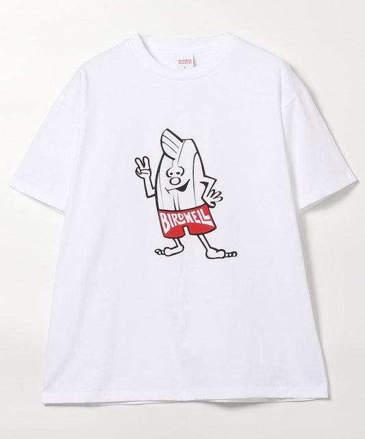 小鳥圖案T恤-日本款/黑白-T-3-日本款