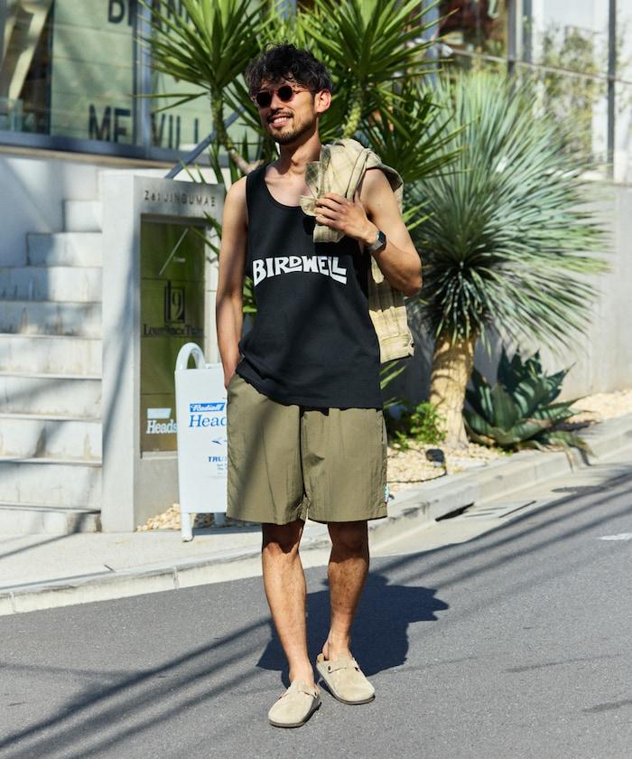 字標圖案背心-日本款/黑白-T-4-日本款